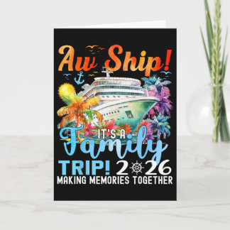 Ach, Schiff, es ist ein Familientrip 2026 Sommer p Karte