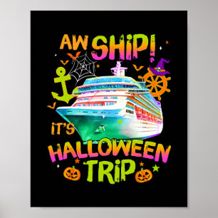 Ach Schiff! Es ist eine Halloween-Reise Halloween Poster
