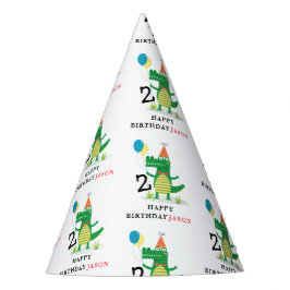 Ach, schläfst Niedlicher Alligator im Kindergeburt Partyhütchen