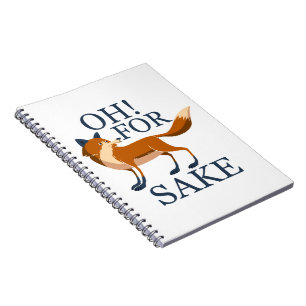 Ach um des Fuchs willen Notizblock