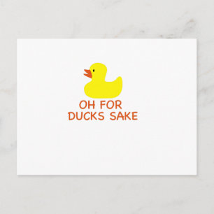 Ach wegen Enten Postkarte