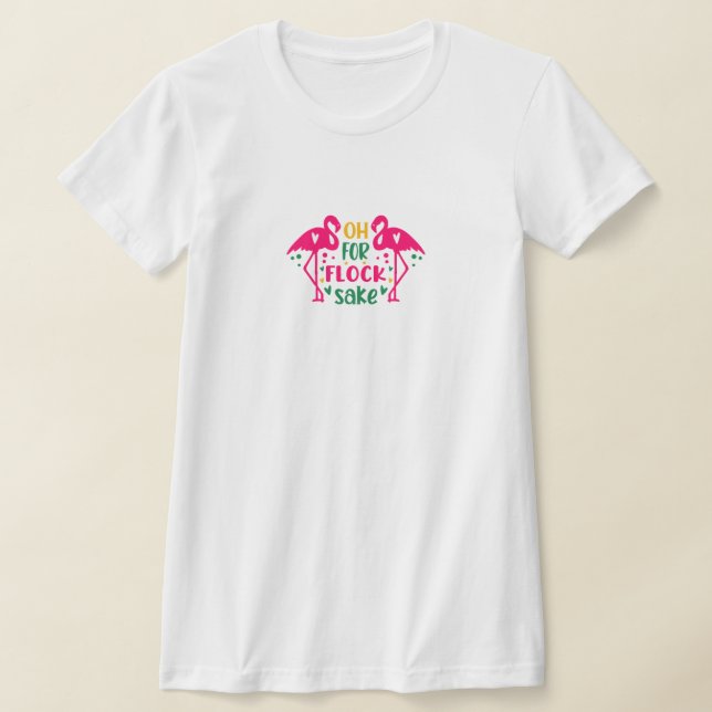 Ach wegen Sake Flamingo T - Shirt (Ablage )