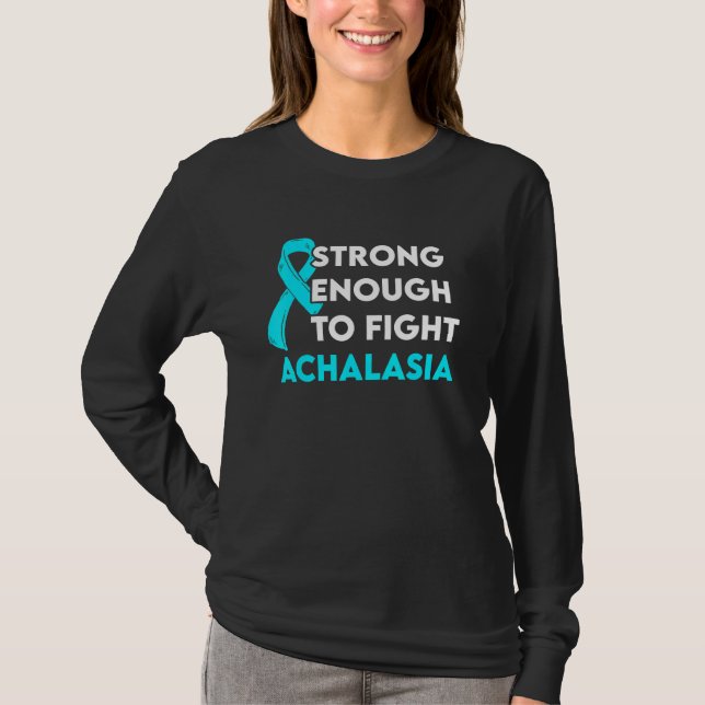 Achalasia Survivor Warrior T-Shirt (Vorderseite)