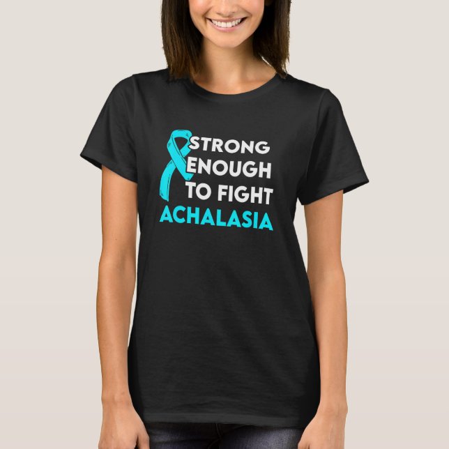 Achalasia Survivor Warrior T-Shirt (Vorderseite)