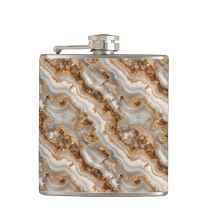 Achat-Druck-Flasche Flachmann