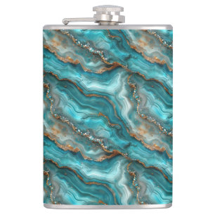 Achat-Druck-Flasche Flachmann
