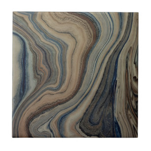 Achat Schwarz gold flüssiger Marmor moderne Kerami Fliese