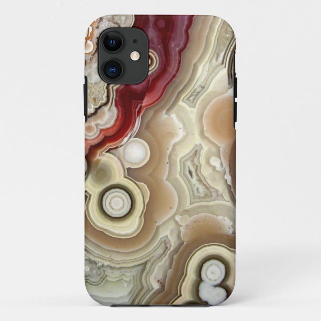 Achat-Stein-Druck #1 Case-Mate iPhone Hülle (Rückseite)