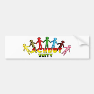 Achdut Unity.png Autoaufkleber