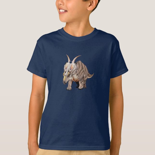 Achelousaurus Dinosaur T-Shirt (Vorderseite)