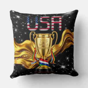 Achempong 2026 Global Cup: Cosmic USA Gold Fluid Kissen