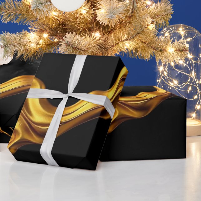 Achempong Abstrakte Kunst & Globale Inspirierte Lu Geschenkpapier (Feiertage)