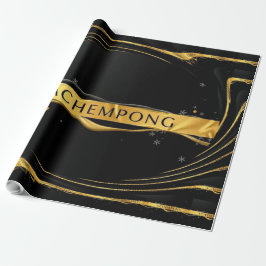 Achempong: Auric Cascade | |Liquid Gold Opulence   Geschenkpapier