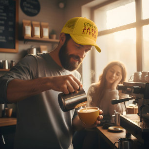 Achempong "Kaffee rettet Leben"   Baristas & Kaffe Truckerkappe