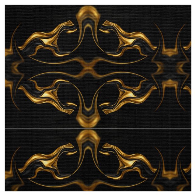 Achempong Opulent Swirl Polyester Poplin Decor Fab Stoff (Muster)