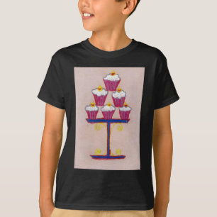 Achempongs künstlerische, inspirierende Cupcake-Co T-Shirt