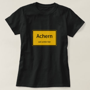 Achern Damen Frauen T-Shirt Tshirt Shirt