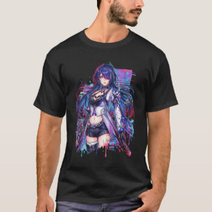 Acheron HSR Galaxy Ranger Schwarzroter Mantel Mela T-Shirt