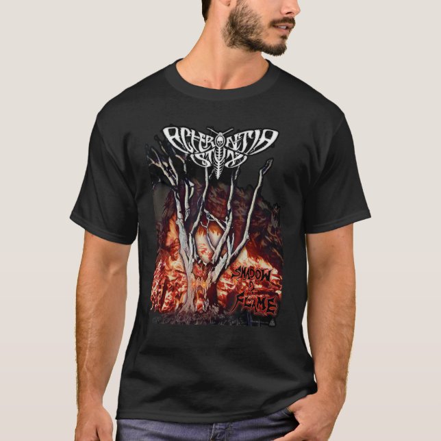 Acherontia Styx Shadow & Flame T-Shirt (Vorderseite)