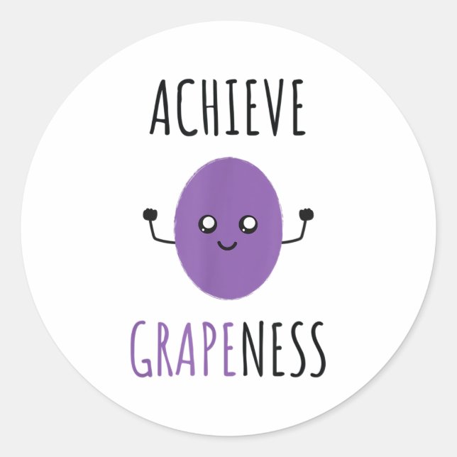 Achieve Gness - Kawaii Style G  Runder Aufkleber (Vorderseite)