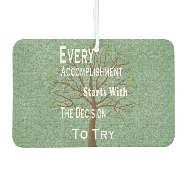 Achievement quotes autolufterfrischer (Vorderseite)