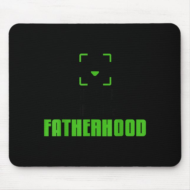 Achievement Unlocked Fatherhood Gamer Video Games  Mousepad (Vorne)