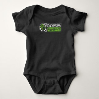 Achievement Unlocked Funny Gamer Dad Pregnancy Man Baby Strampler