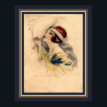 Achille Mauzan, 1920er, Art Deco Flapper Poster<br><div class="desc">Schöner Art Deco-Druck von Achille Lucien Mauzan aus rauschenden 20er Jahren Flapper.</div>