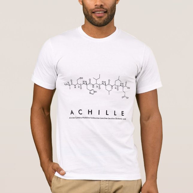 Achille Peptidname Shirt (Vorderseite)