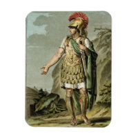 Achilles in der Rüstung, Kostüm für "Iphigenia in 