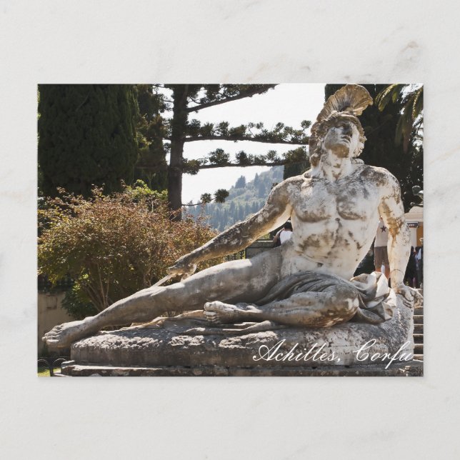 Achilles Postkarte (Vorderseite)