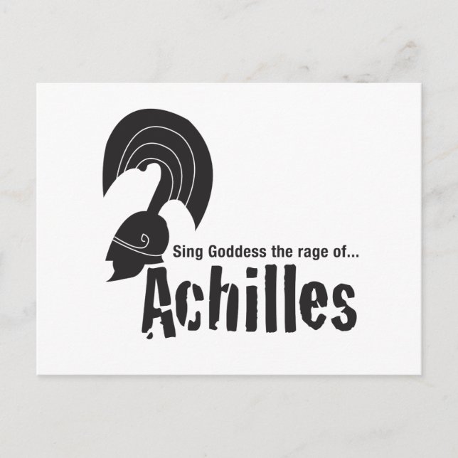 Achilles Postkarte (Vorderseite)