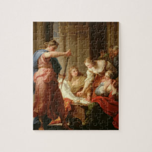 Achilleus am Gericht von König Lycomedes mit Puzzle