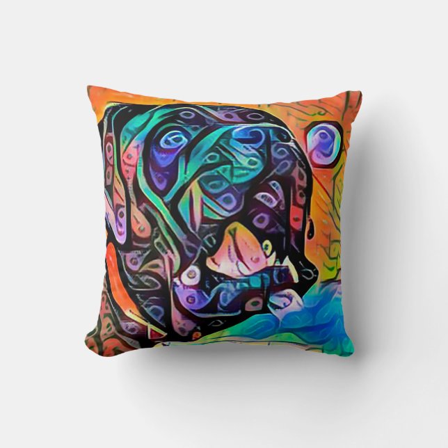 Achilleus das Stock Corso Blasen-Kissen Kissen (Vorderseite)