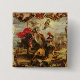 Achilleus, der Hector, 1630-32 besiegt Button