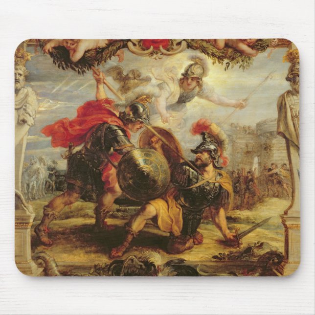 Achilleus, der Hector, 1630-32 besiegt Mousepad (Vorne)