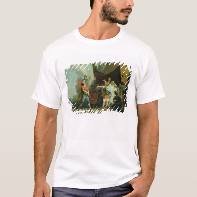 Achilleus hat eine Debatte mit Agamemnon, 1776 T-Shirt (Vorderseite)