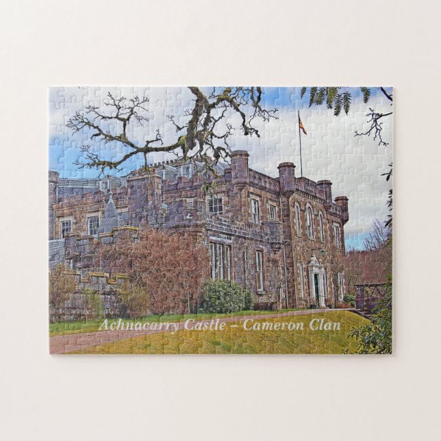 Achnacarry Castle - Cameron Clan Puzzle (Horizontal)