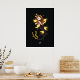 ACHOLOTL VON Alexandra Dikaia Poster