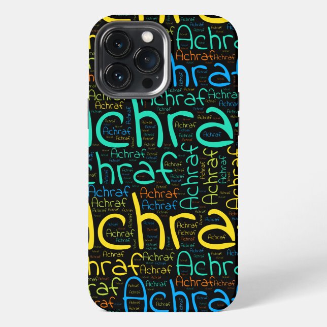 Achraf iPhone Hülle (Rückseite)