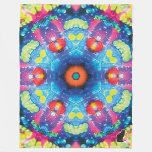 Achse Kaleidoskop Fleecedecke