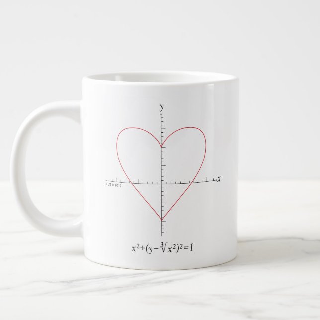 Achsenherz Jumbo-Tasse (Links)