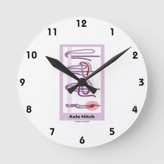 Achsschenkel Runde Wanduhr