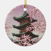 Acht Ansichten von Schrein Kasamatsu Tokyos Ueno