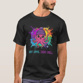 Acht Arme, null Coolness – Süßer rosa Oktopus  T-Shirt