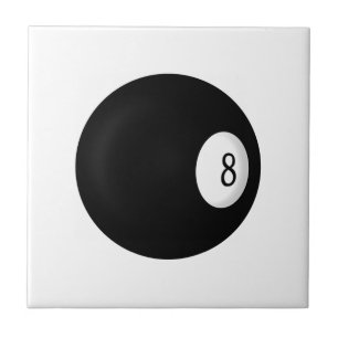 Acht Ball Billiard Keramik Tile Fliese