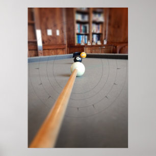Acht Ball Corner Pocket Poster
