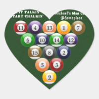 Acht-Ball-Rack-Billard-Balls 8-Ball-Pool-Spiel