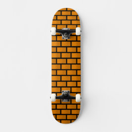 Acht Bit-Backsteinmauer Skateboard