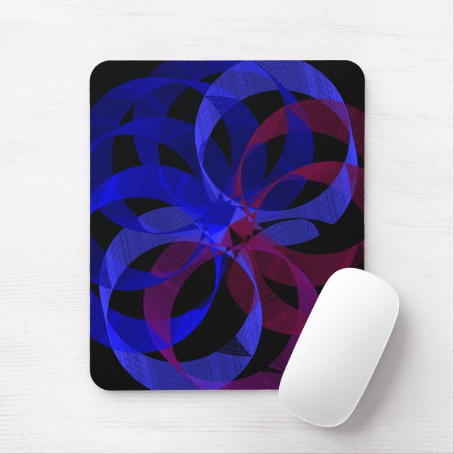 Acht geometrisches Mauspapier Mousepad (Mit Mouse)